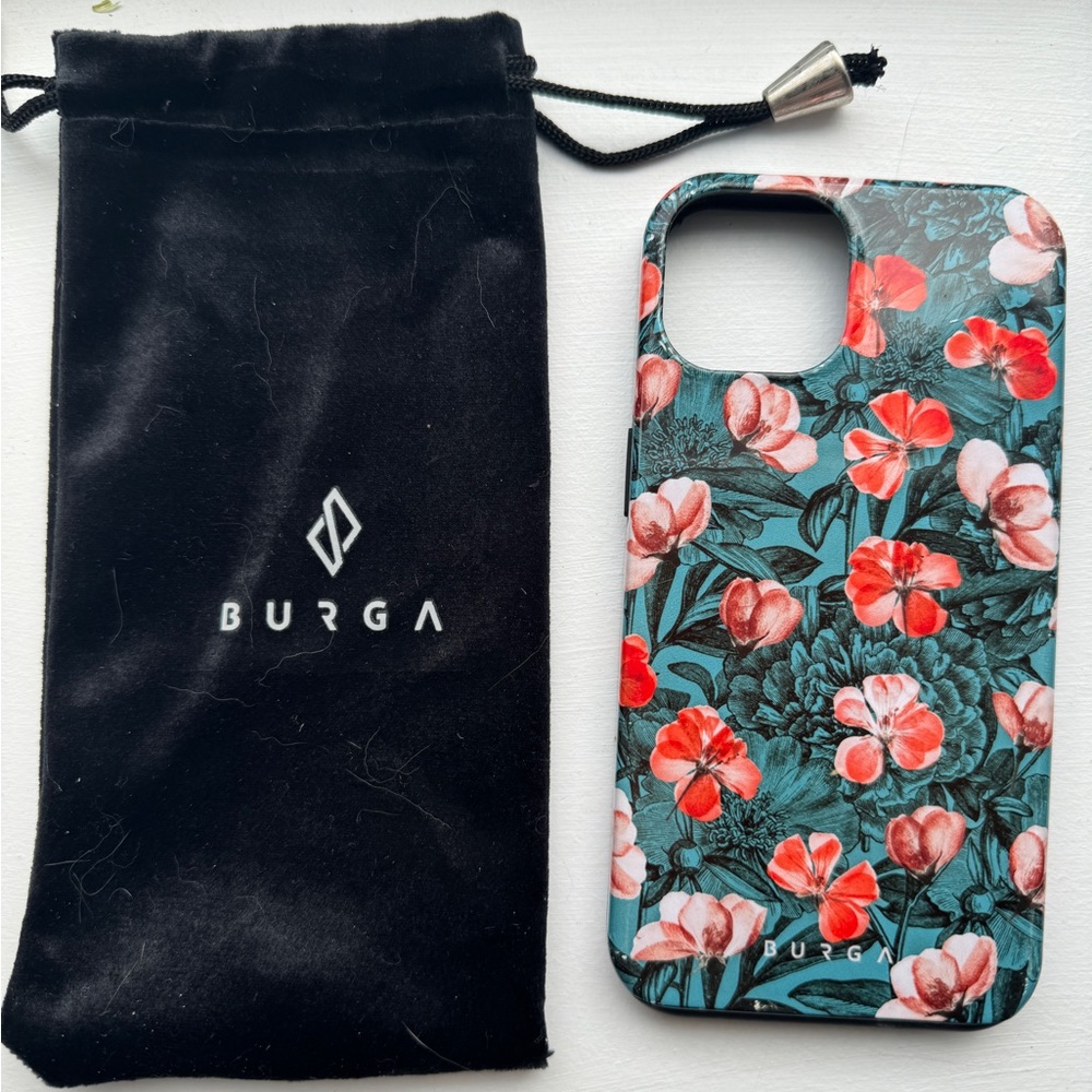 Burga iPhone 13 Case- No Rain No Flowers (Tough)